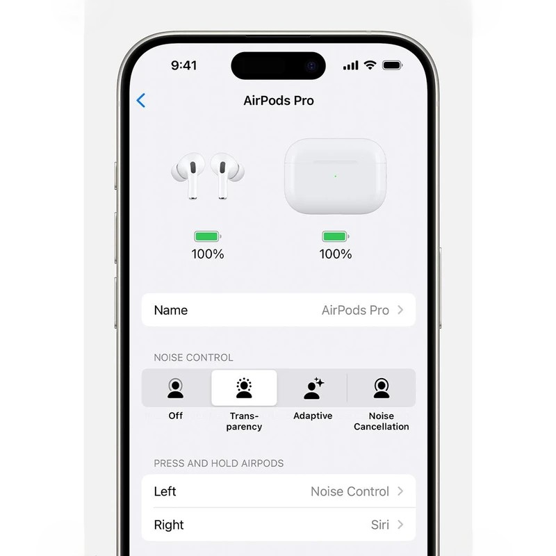 هدفون بلوتوثی اپل مدل AirPods 4 ANC (نسخه دارای نویز کنسلینگ)