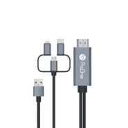 کابل تبدیل HDMI به USB-C / microUSB / لایتنینگ پرووان مدلPCH70
