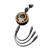 کابل تبدیل USB به USB-C / microUSB / لایتنینگ پرووان مدلPCC128R