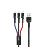 کابل تبدیل USB به USB-C / microUSB / لایتنینگ پرووان مدل PCC280
