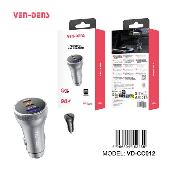شارژر فندکی خودرو وندنز مدل VD-CC012
